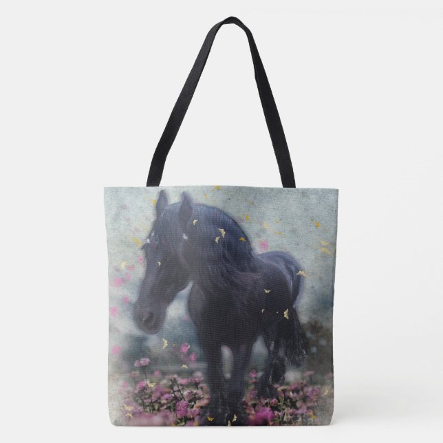 DIAMOND in Flowers ~ Tote Bag (Front)