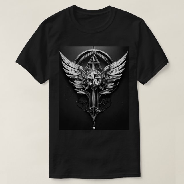 diamond in logo sleek t shirt (Design Front)