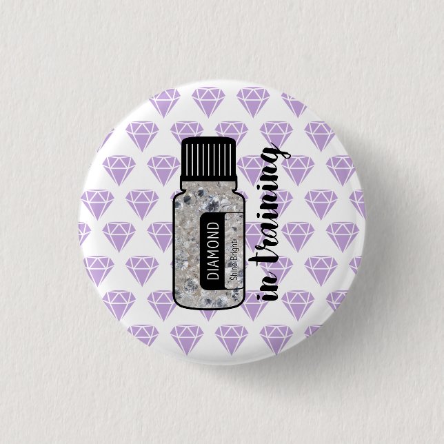 Diamond in Training button (Front)