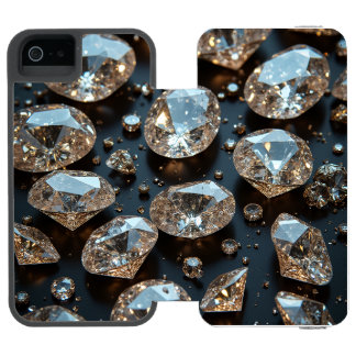 Diamond iPhone WalleCase looks real diamond luxury Incipio Watson™ iPhone 5 Wallet Case