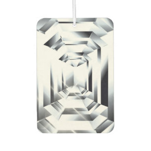 Diamond jewel cut facetted gemstone bling car air freshener