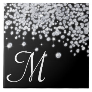 Diamond Jewels Jewellery Glitz Monogram Display Ti Tile