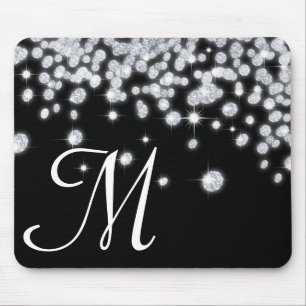 Diamond Jewels Jewellery Monogram Initial Mouse Pa Mat