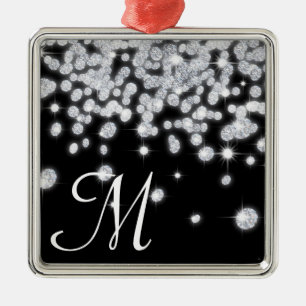 Diamond Jewels Jewellery Monogram Initial Ornament