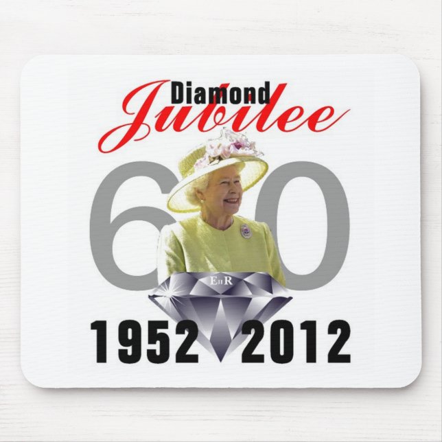 Diamond Jubilee 1952-2012 Mouse Mat (Front)