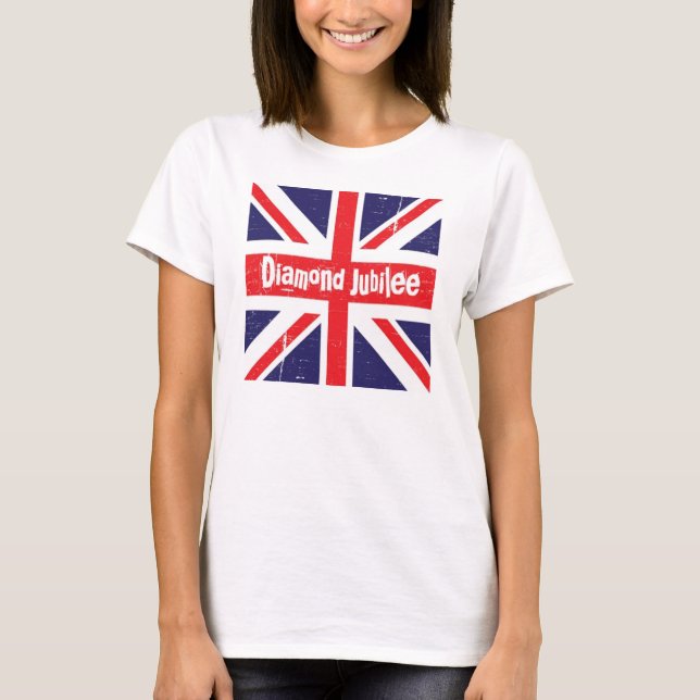 Diamond Jubilee Celebration Distressed T-shirts (Front)