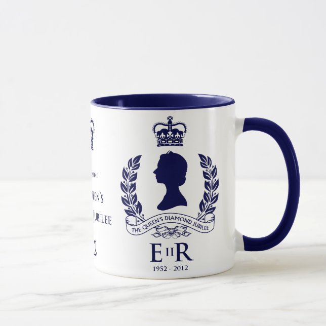 Diamond Jubilee Commemorative Mug (Right)