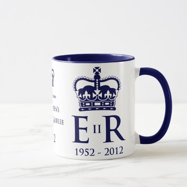 Diamond Jubilee Commemorative Mug (Right)