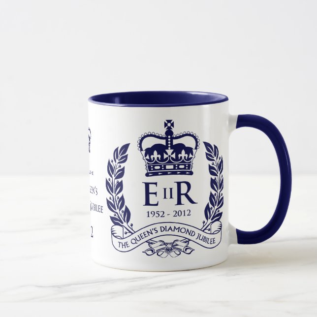 Diamond Jubilee Commemorative Mug (Right)