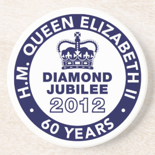 Diamond Jubilee Commemorative Mug Coasters