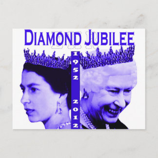 Diamond Jubilee commemorative postcard