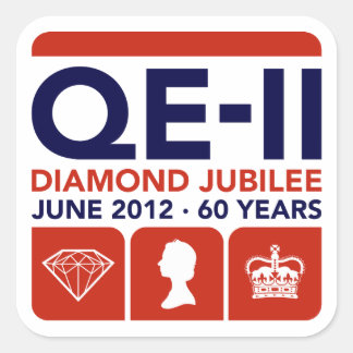 Diamond Jubilee Commemorative Stickers