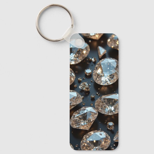 Diamond Keychains looks real diamond luxury (Front)
