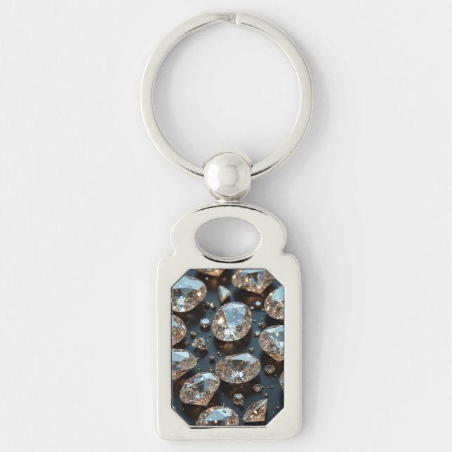 Diamond Keychains looks real diamond luxury (Front)