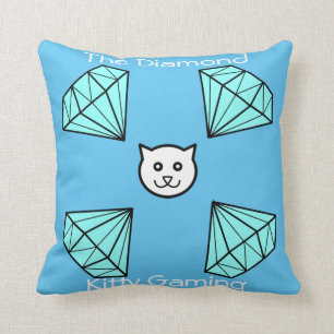Diamond Kitty Gaming Pillow