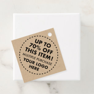 Diamond Kraft Favour Tags 70% OFF Bulk Buy Discoun