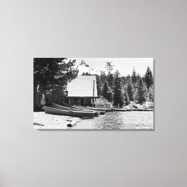 Diamond Lake Lodge PhotographDiamond Lake, OR Canvas Print (Front)