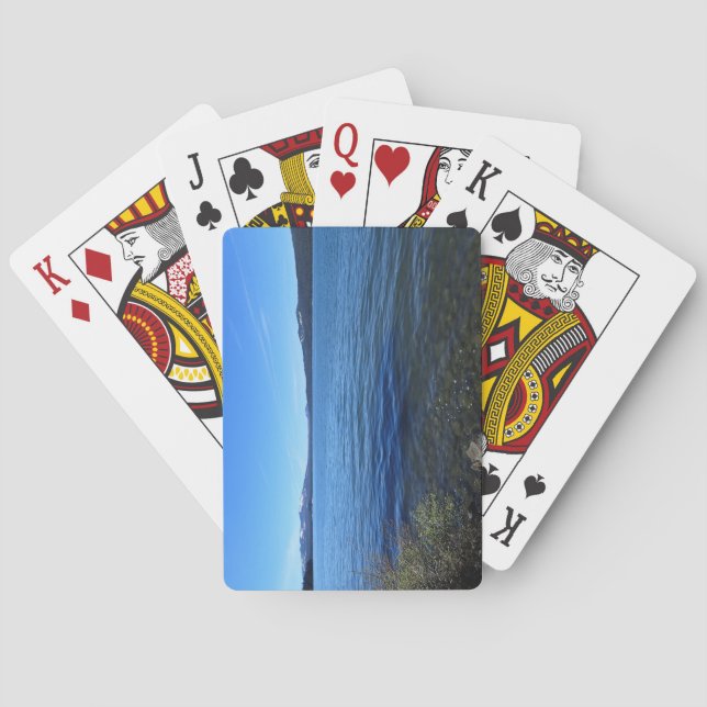 Diamond Lake, Oregon Playing Cards (Back)