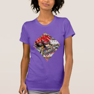 Diamond - Las Vegas Playing Card Shape T-Shirt