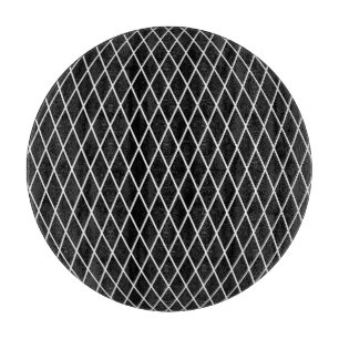 Diamond lattice geometric texture. cutting board