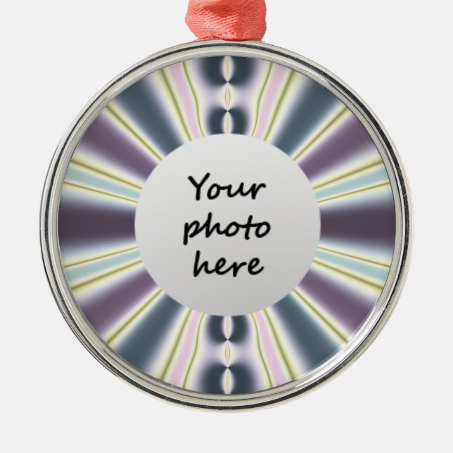 Diamond Lights Metal Tree Decoration (Front)