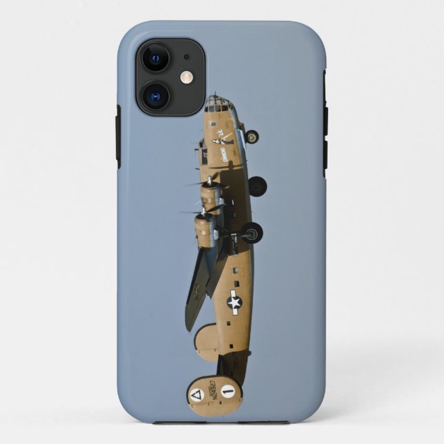 Diamond Lil B-24 Bomber, landing at Oshkosh, Case-Mate iPhone Case (Back)