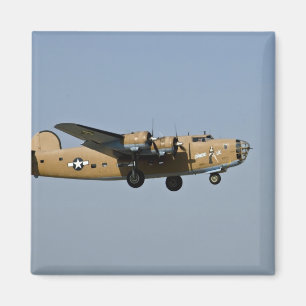Diamond Lil B-24 Bomber, landing at Oshkosh, Magnet