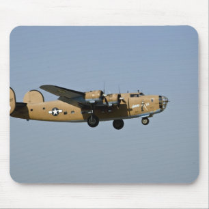 Diamond Lil B-24 Bomber, landing at Oshkosh, Mouse Mat
