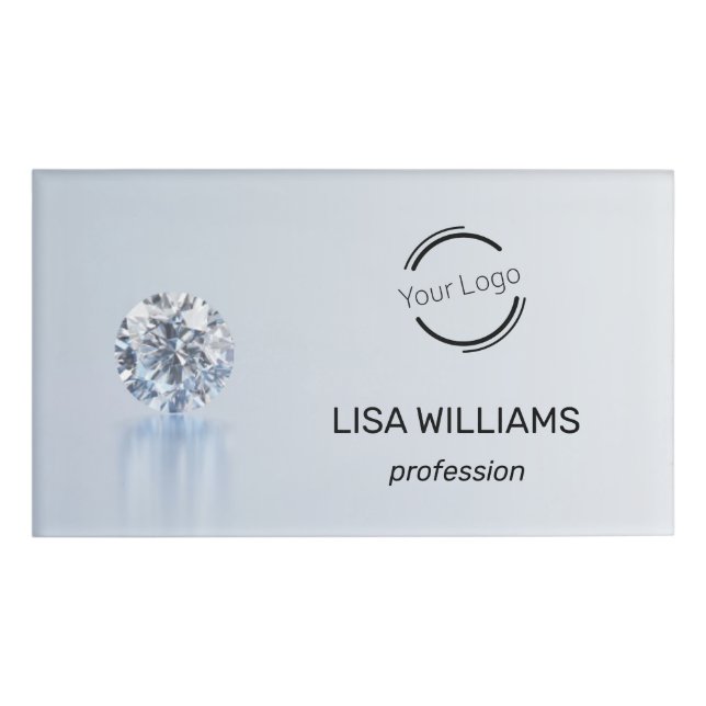 Diamond Logo Name Tag (Front)