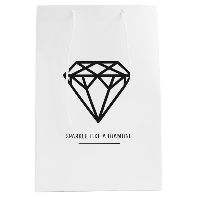 Diamond Medium Gift Bag (Front)