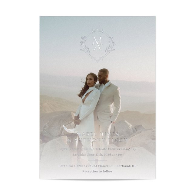 Diamond Monogram and Photo Wedding (Creator Uploaded)