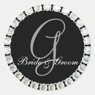 Diamond monogram G customisable seal