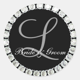 Diamond monogram L customisable seal