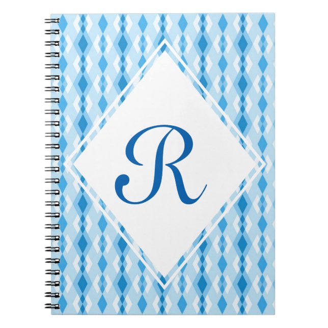 Diamond Monogram Notebook (Front)