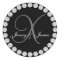 Diamond Monogram X Names Wedding Favour Labels