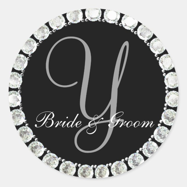 Diamond monogram Y customisable seal (Front)