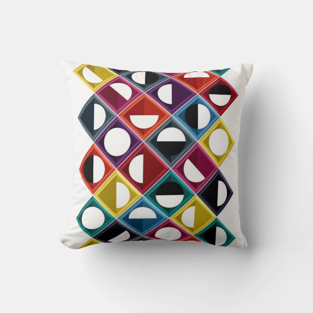 diamond moon stripe cushion (Front)