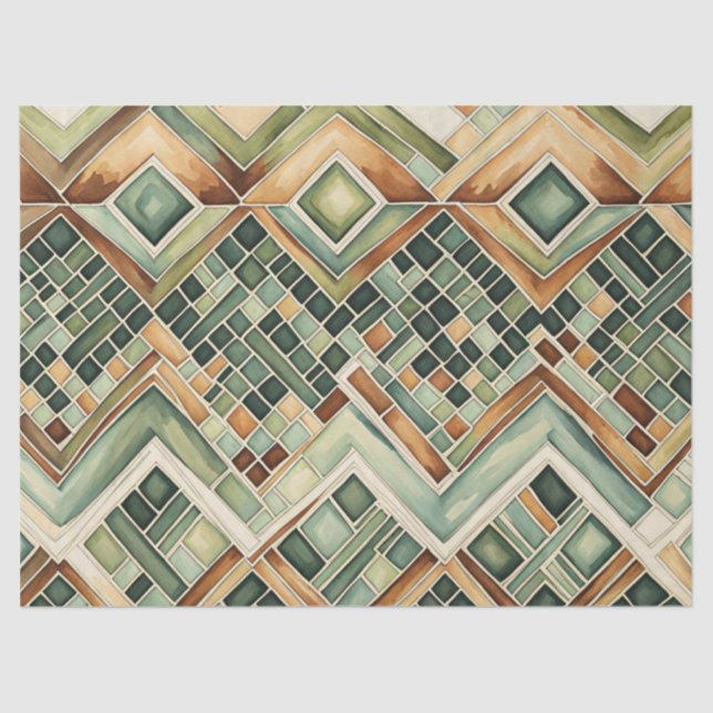 Diamond Mosaic Harmony Tissue Paper (Front)