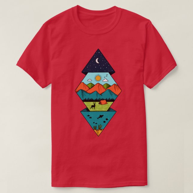 Diamond Nature T-Shirt (Design Front)