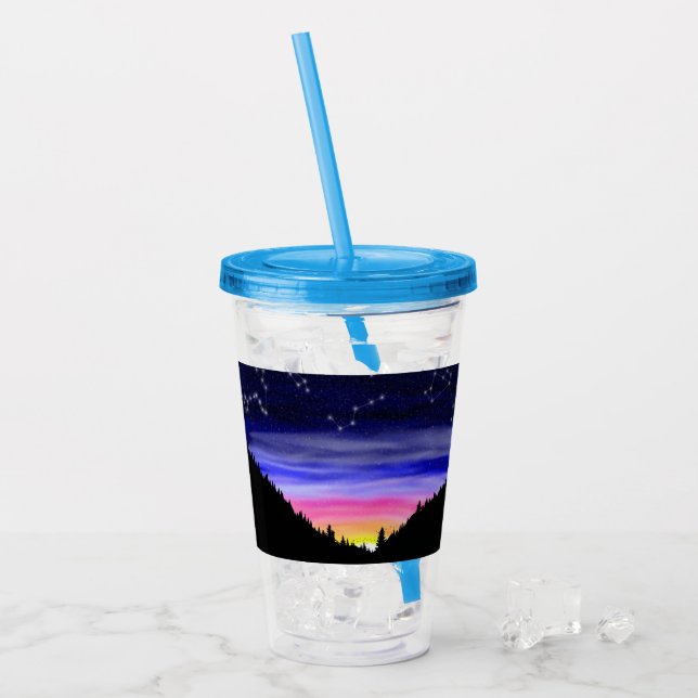 Diamond Night Acrylic Tumbler (Front Ice)