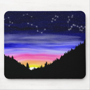 Diamond Night Mouse Mat