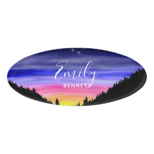 Diamond Night Name Tag