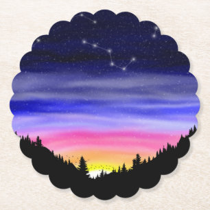 Diamond Night Paper Coaster