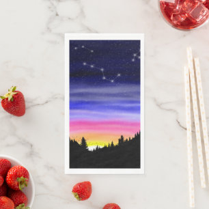 Diamond Night Paper Guest Towels Napkin