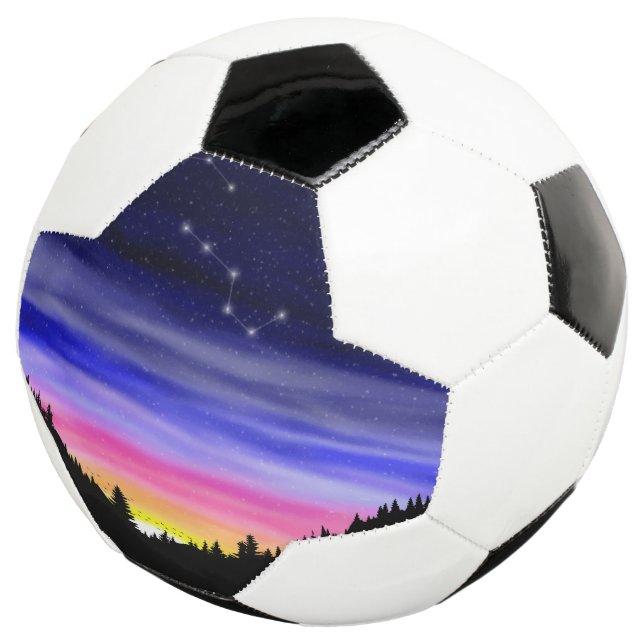 Diamond Night Soccer Ball (Three Quarter)