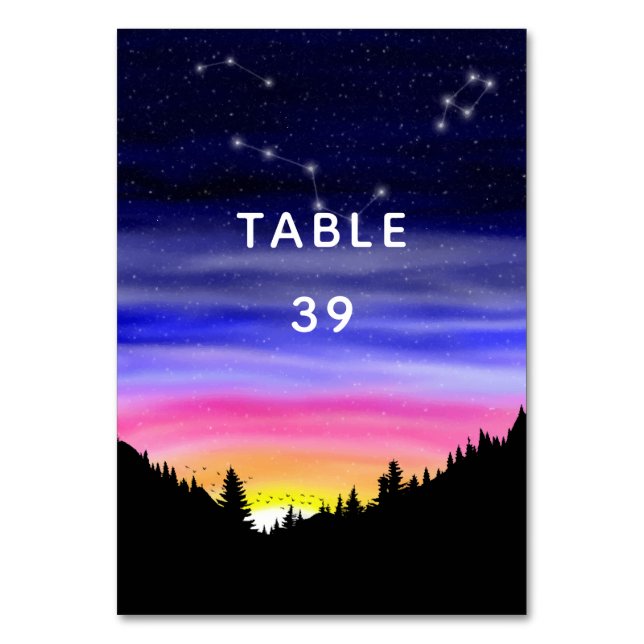 Diamond Night Table Number (Front)