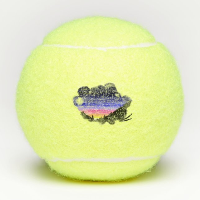 Diamond Night Tennis Balls (Front)