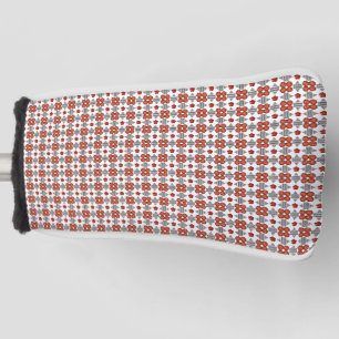 Diamond Orange Pattern Golf Head Cover