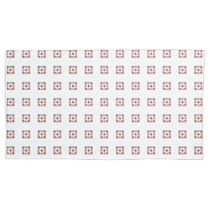 Diamond Orange Pattern Pillowcase