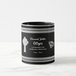 Diamond Ordination Anniversary 60th Jubilee 60yrs Mug